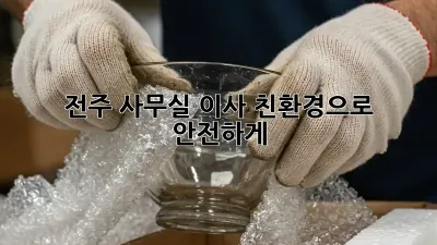 전주 사무실 이사, 친환경으로 안전하게!